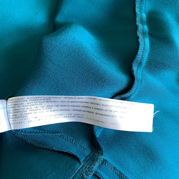 Chic short dress in turquoise blue - Picture 9 of 9